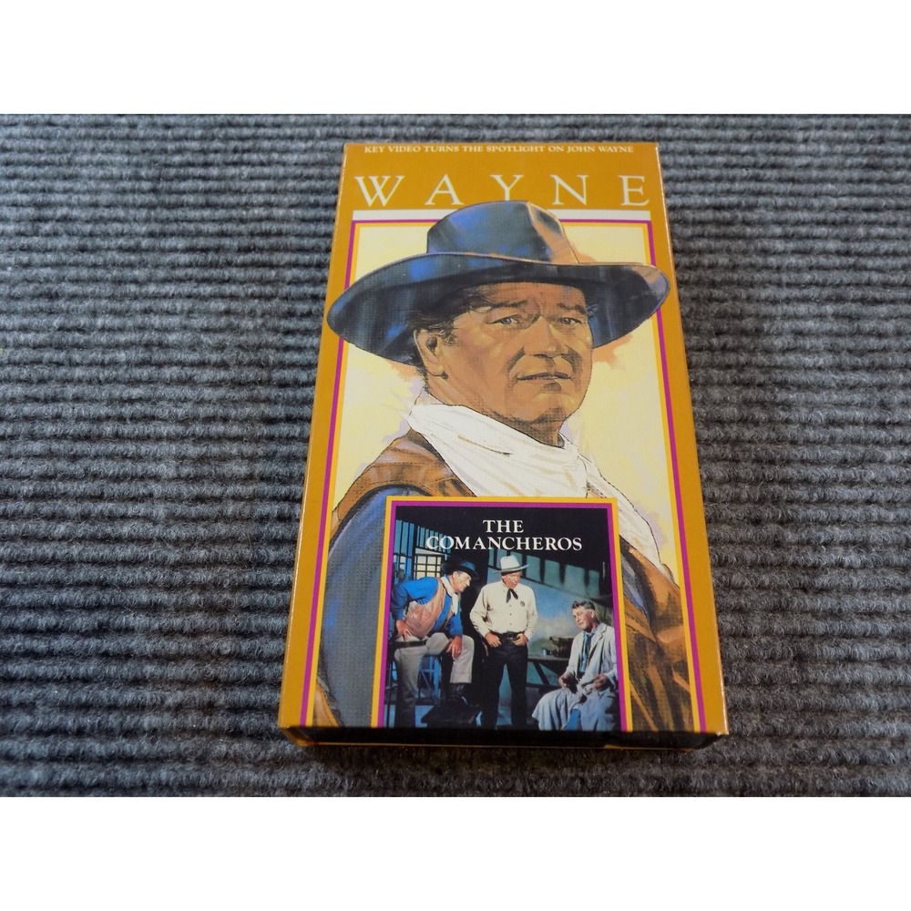 The Comancheros VHS John Wayne Stuart Whitman Lee Marvin Western Key‎ Video 1177